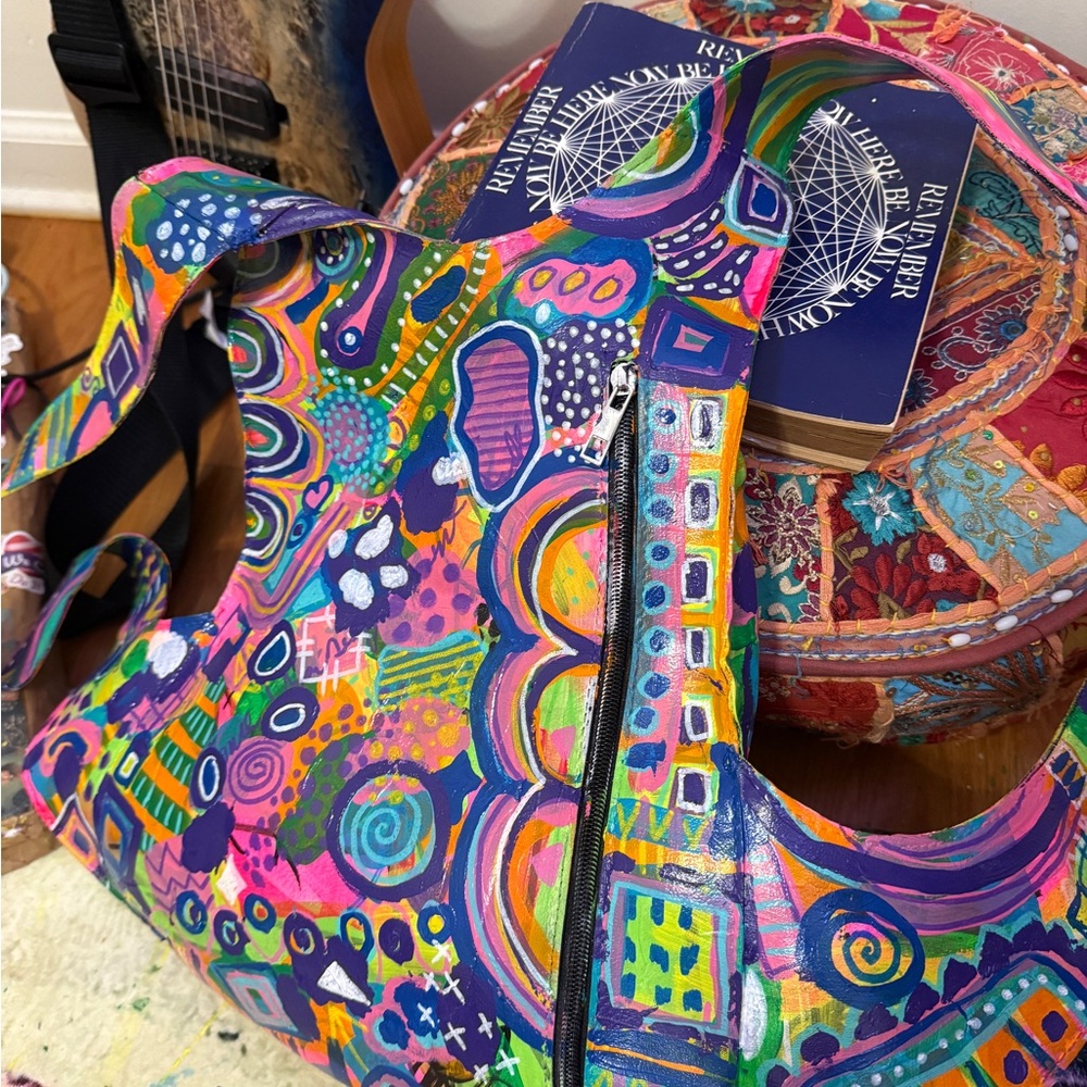 Colorful Abstract Backpack - Picture 6 of 10